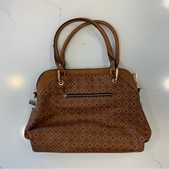 Big Buddha Dome Satchel Purse Walnut Brown Faux Leather Good Used Condition - Picture 3 of 13